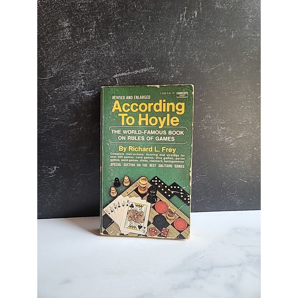 According To Hoyle By Richard L. Frey Paperback